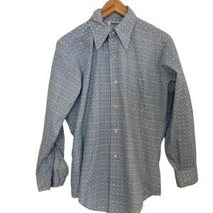 Vintage Bradlees button up funky print shirt!